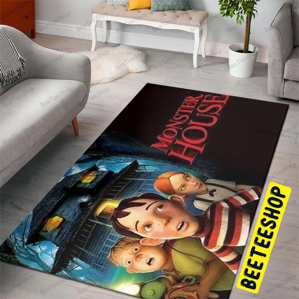 Movie Monster House Halloween Beeteeshop Rug Rectangle