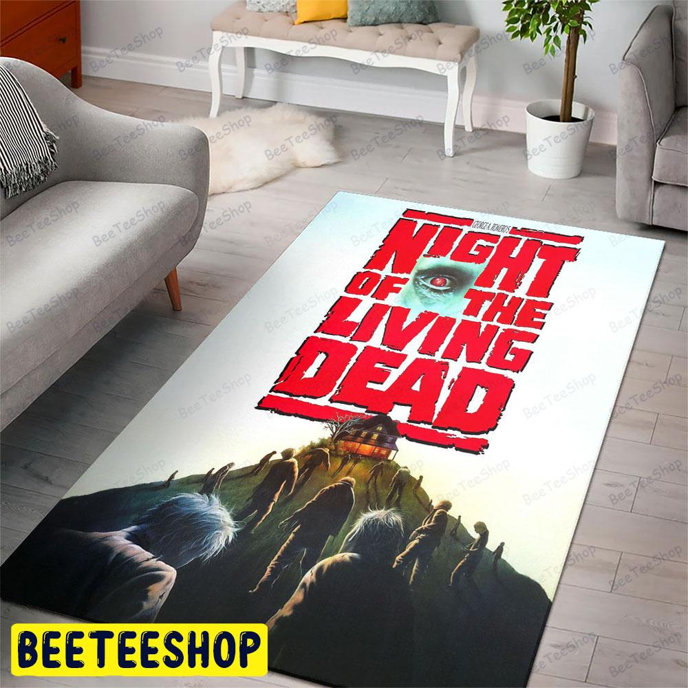 Movie Night Of The Living Dead Halloween Beeteeshop Rug Rectangle