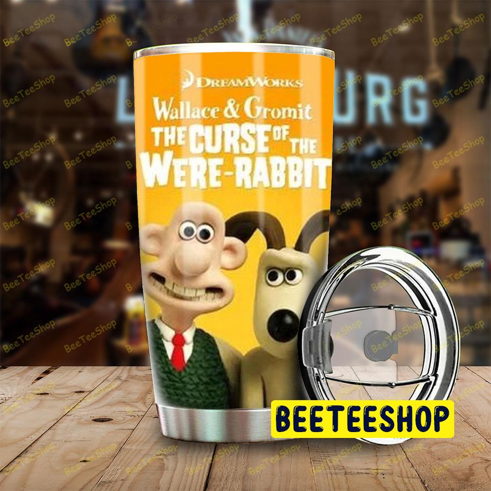 Movie Wallace & Gromit The Curse Of The Were-Rabbit Halloween Beeteeshop Tumbler