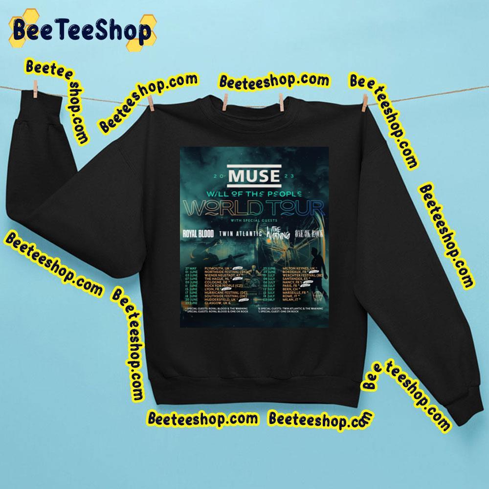 Muse Official Website Uk & Eu 2023 Beeteeshop Trending Unisex T-Shirt