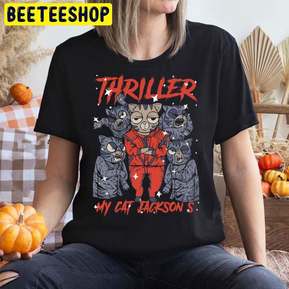 My Cat Michael Jackson Thriller Happy Halloween Beeteeshop Trending Unisex T-Shirt