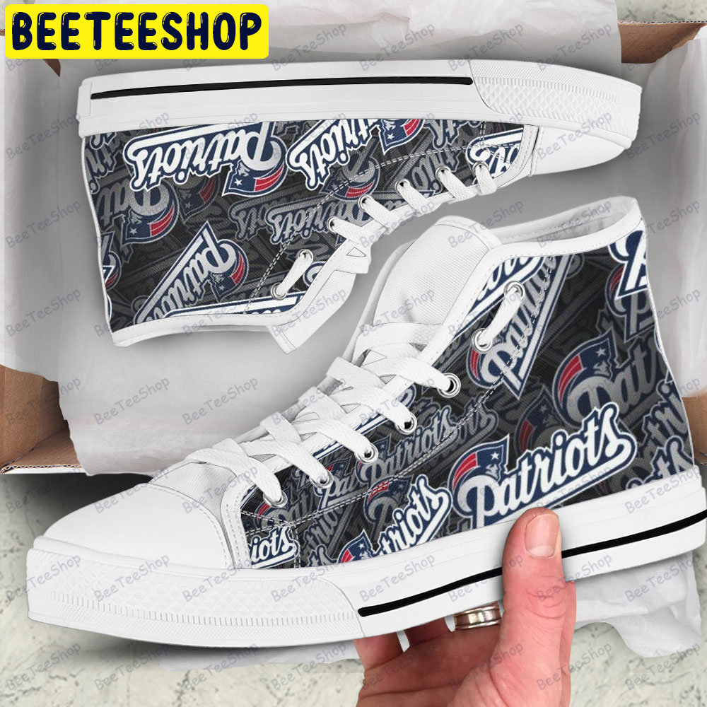 New England Patriots 22 American Sports Teams Adults High Top Canvas Shoes