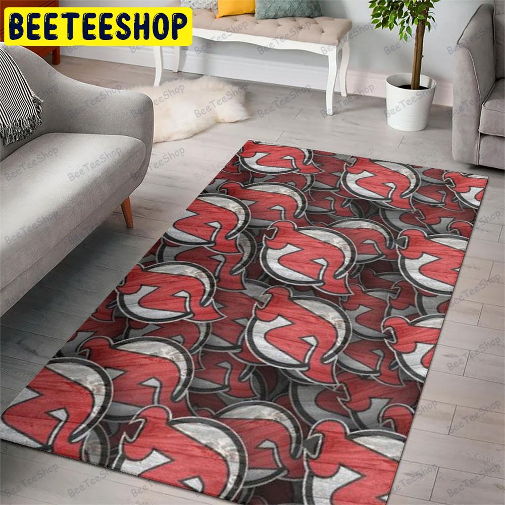 New Jersey Devils 23 American Sports Teams Beeteeshop Rug Rectangle