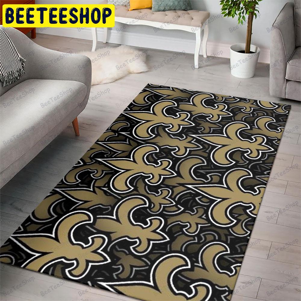 New Orleans Saints 25 American Sports Teams Beeteeshop Rug Rectangle