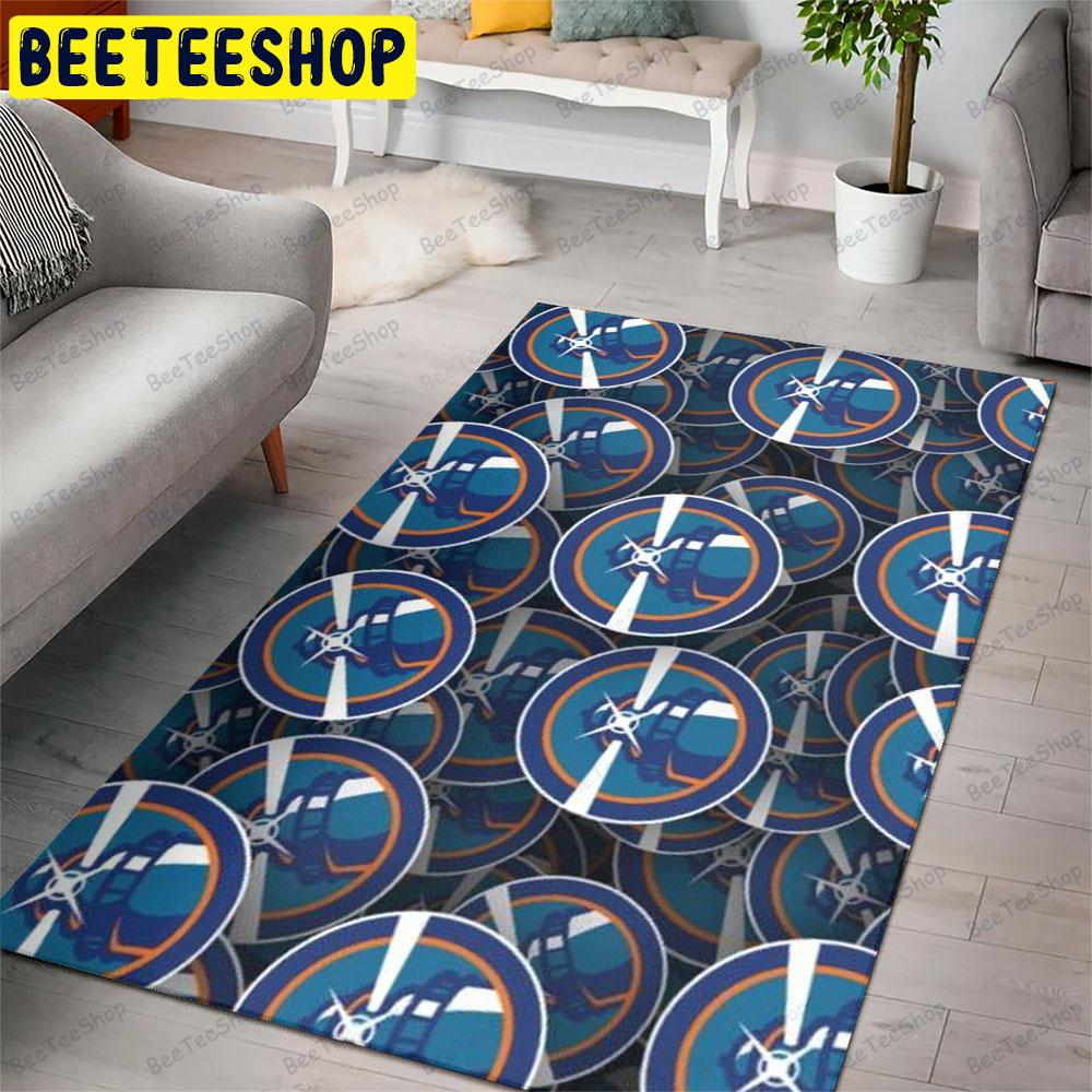 New York Islanders 24 American Sports Teams Beeteeshop Rug Rectangle