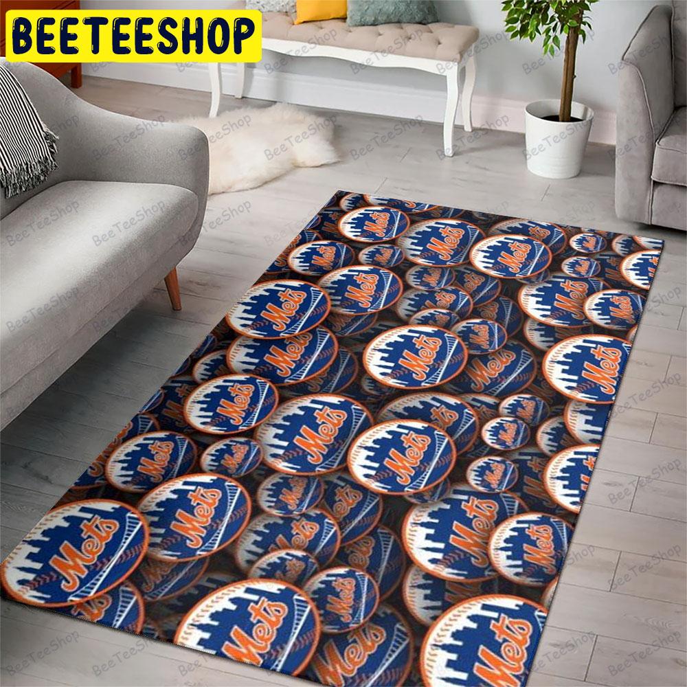 New York Mets 22 American Sports Teams Beeteeshop Rug Rectangle