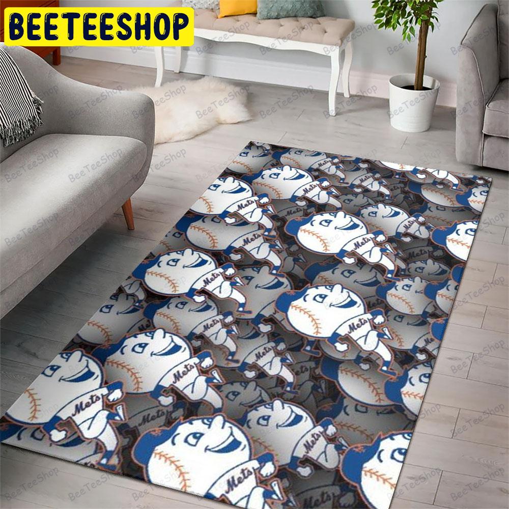 New York Mets 23 American Sports Teams Beeteeshop Rug Rectangle