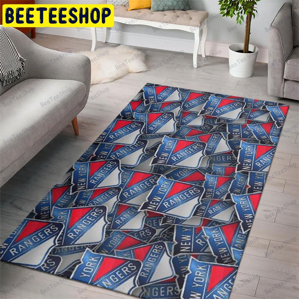 New York Rangers 23 American Sports Teams Beeteeshop Rug Rectangle