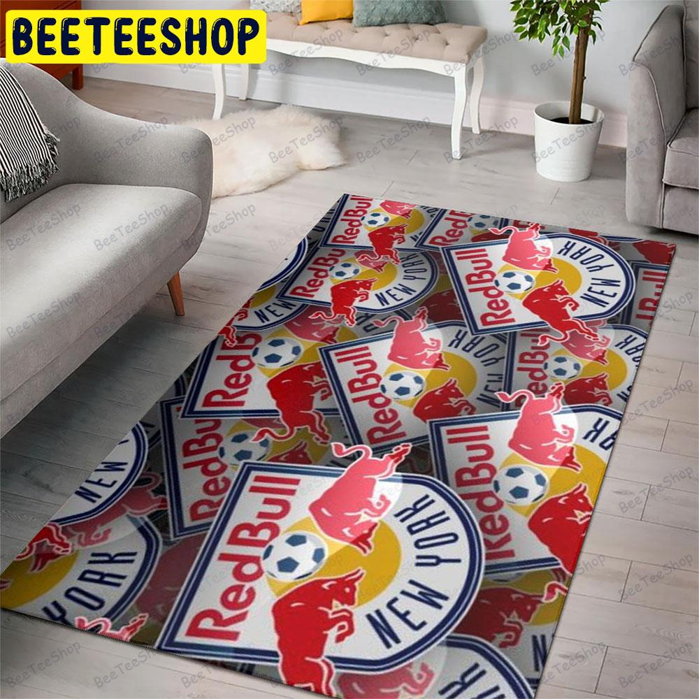 New York Red Bulls 23 American Sports Teams Beeteeshop Rug Rectangle