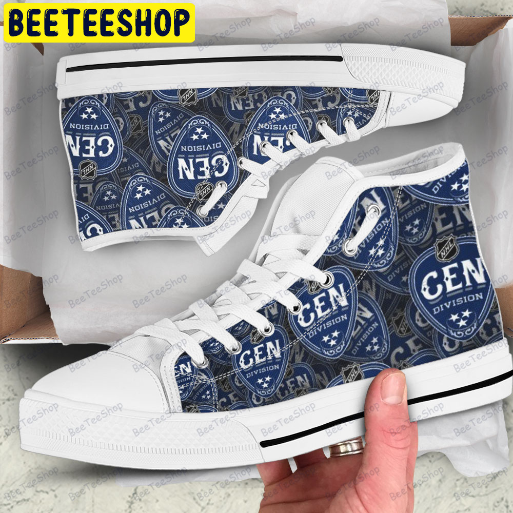 Nhl Central Division American Sports Teams Adults High Top Canvas Shoes