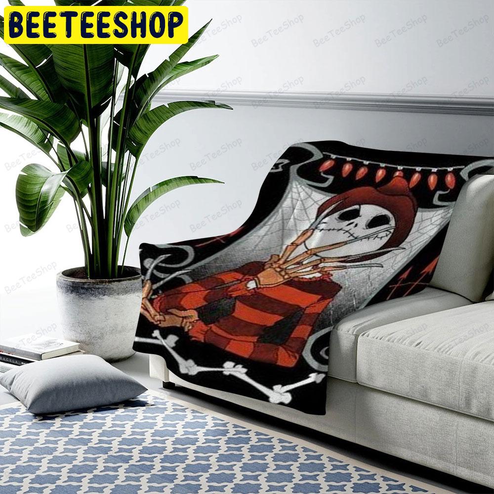 Noel Jack Skellington The Nightmare Before Christmas Halloween Beeteeshop US Cozy Blanket