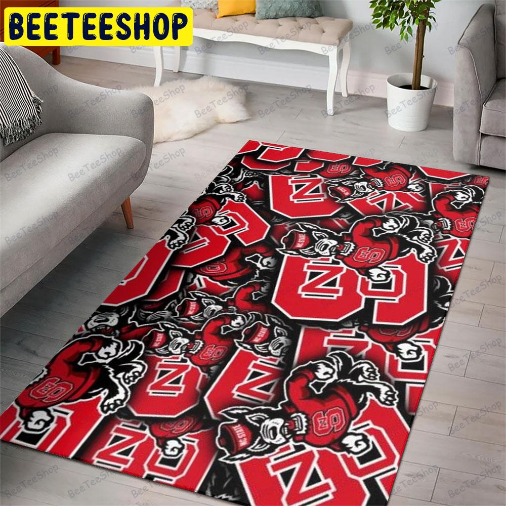 North Carolina State University Wolfpack American Sports Teams Beeteeshop Rug Rectangle