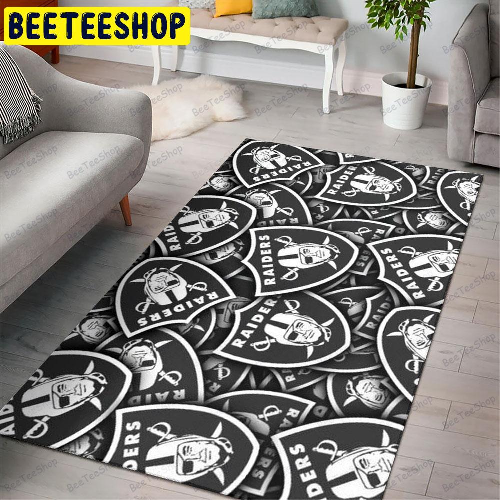 Oakland Raiders American Sports Teams Beeteeshop Rug Rectangle