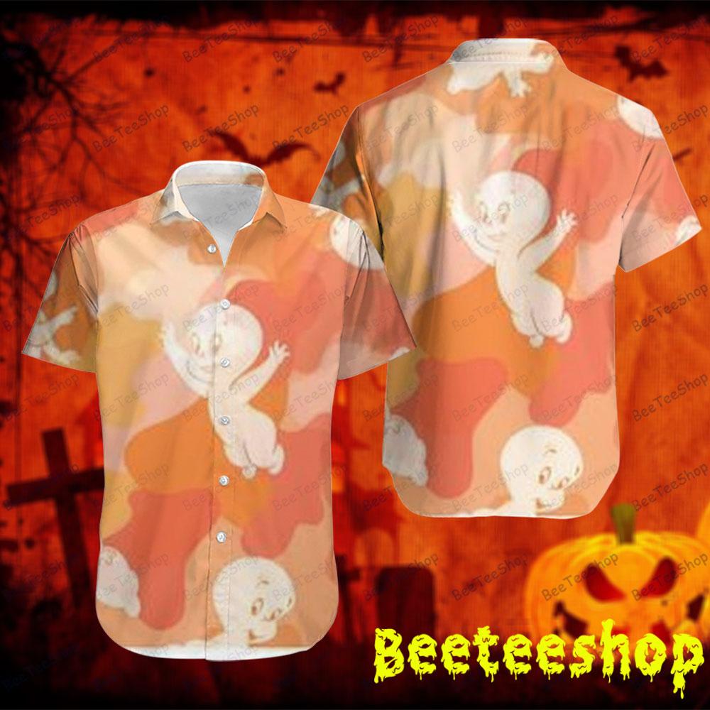 Orange Art Casper Halloween Beeteeshop Hawaii Shirt