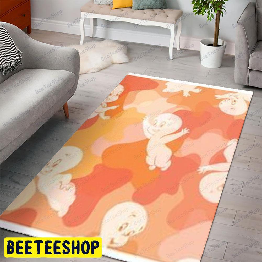 Orange Art Casper Halloween Beeteeshop Rug Rectangle