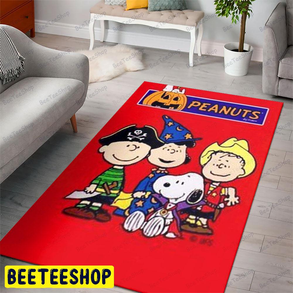 Peanuts It’s The Great Pumpkin Charlie Brown Halloween Beeteeshop Rug Rectangle