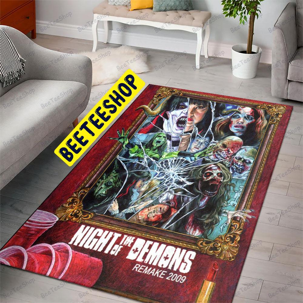 Perfect Movie Night Of The Demons Halloween Beeteeshop Rug Rectangle