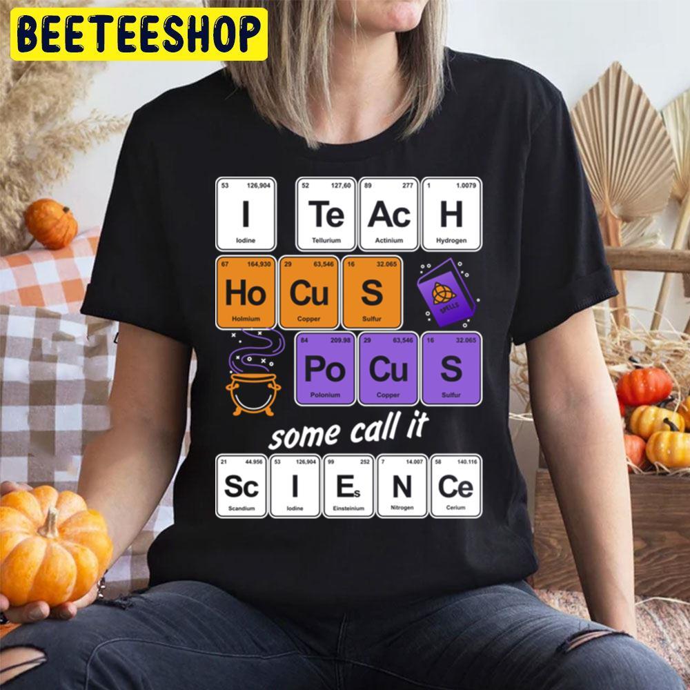 Periodic Table Hocus Pocus Magic Happy Halloween Beeteeshop Trending Unisex T-Shirt