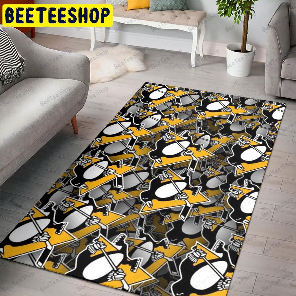 Pittsburgh Penguins 22 American Sports Teams Beeteeshop Rug Rectangle