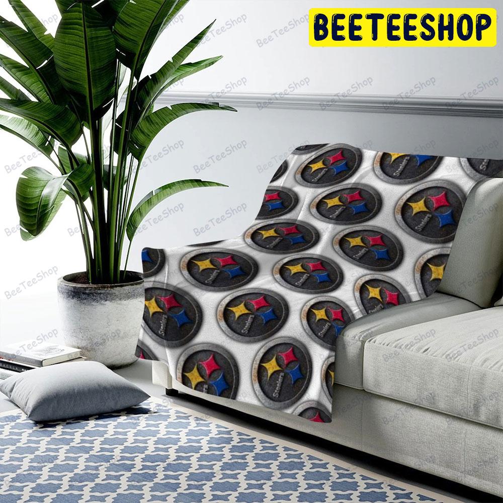 Pittsburgh Steelers 24 American Sports Teams Beeteeshop US Cozy Blanket