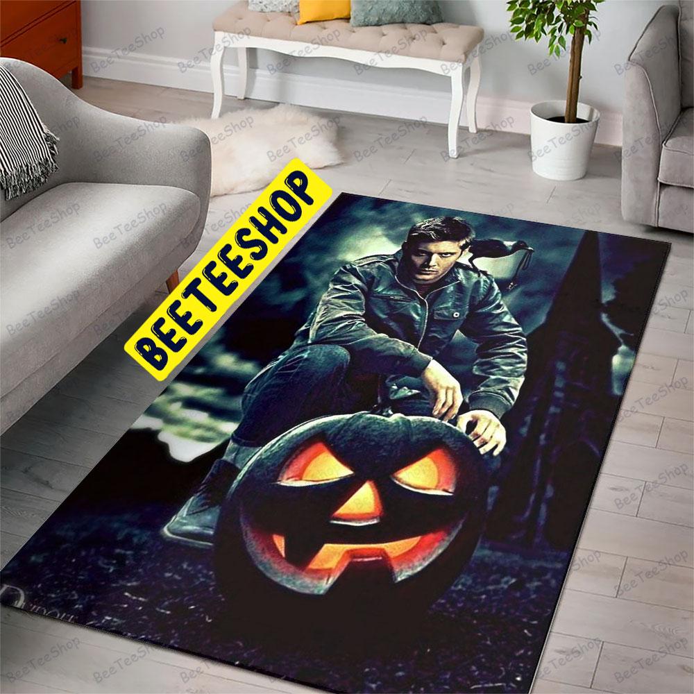 Pumpkin Supernatural Halloween Beeteeshop Rug Rectangle