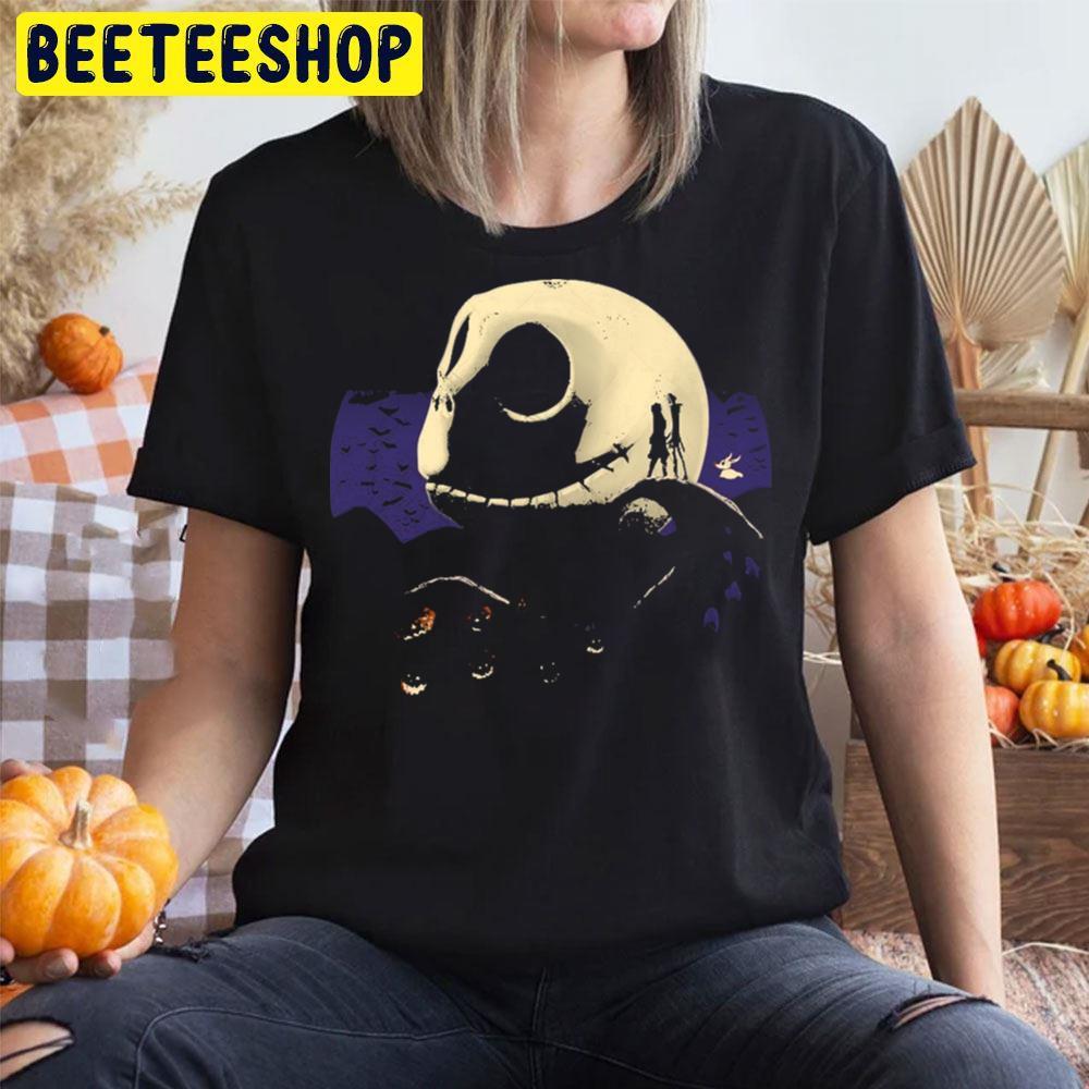 Pumpkins And The Nightmare Before Christmas Happy Halloween Beeteeshop Trending Unisex T-Shirt