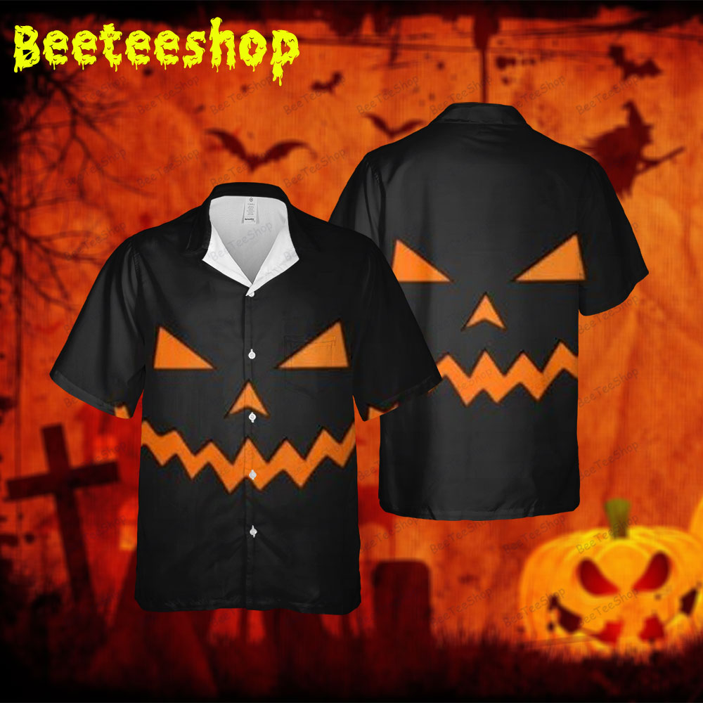 Pumpkins Halloween 108 Spread Collar Hawaii Shirt