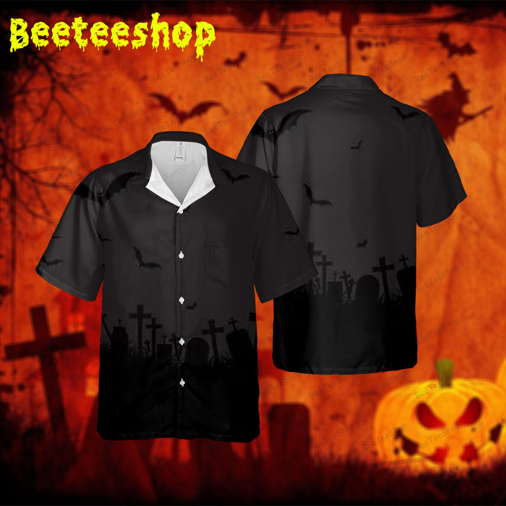 Pumpkins Halloween 211 Spread Collar Hawaii Shirt