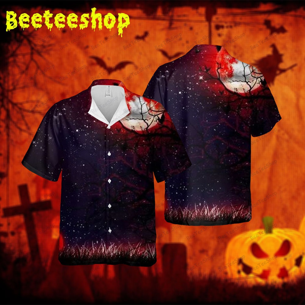 Pumpkins Halloween 238 Spread Collar Hawaii Shirt