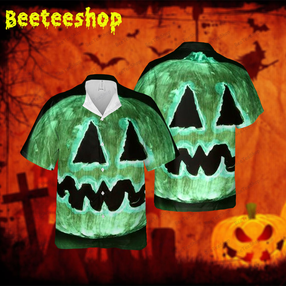 Pumpkins Halloween 325 Spread Collar Hawaii Shirt