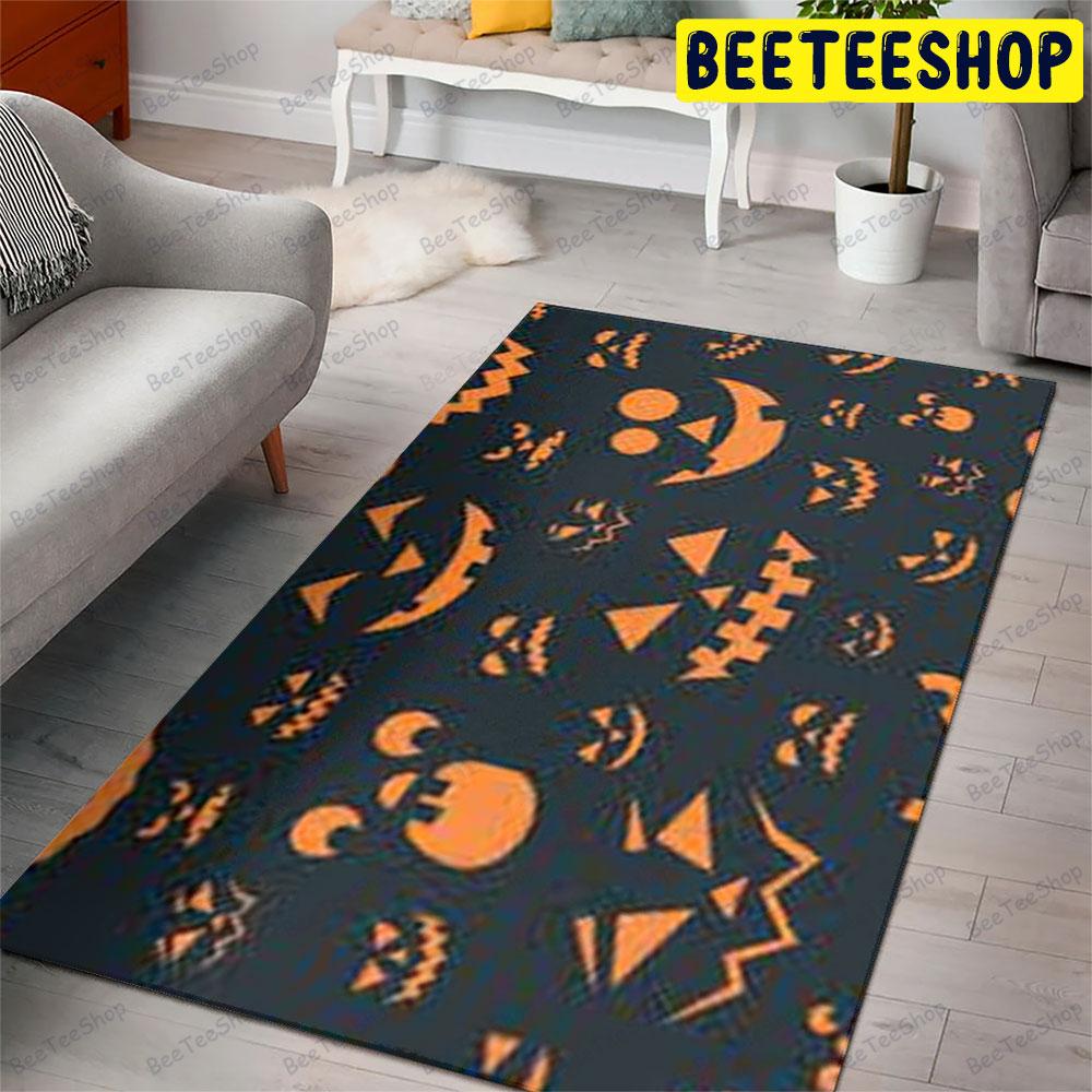 Pumpkins Halloween Pattern 017 Beeteeshop Rug Rectangle