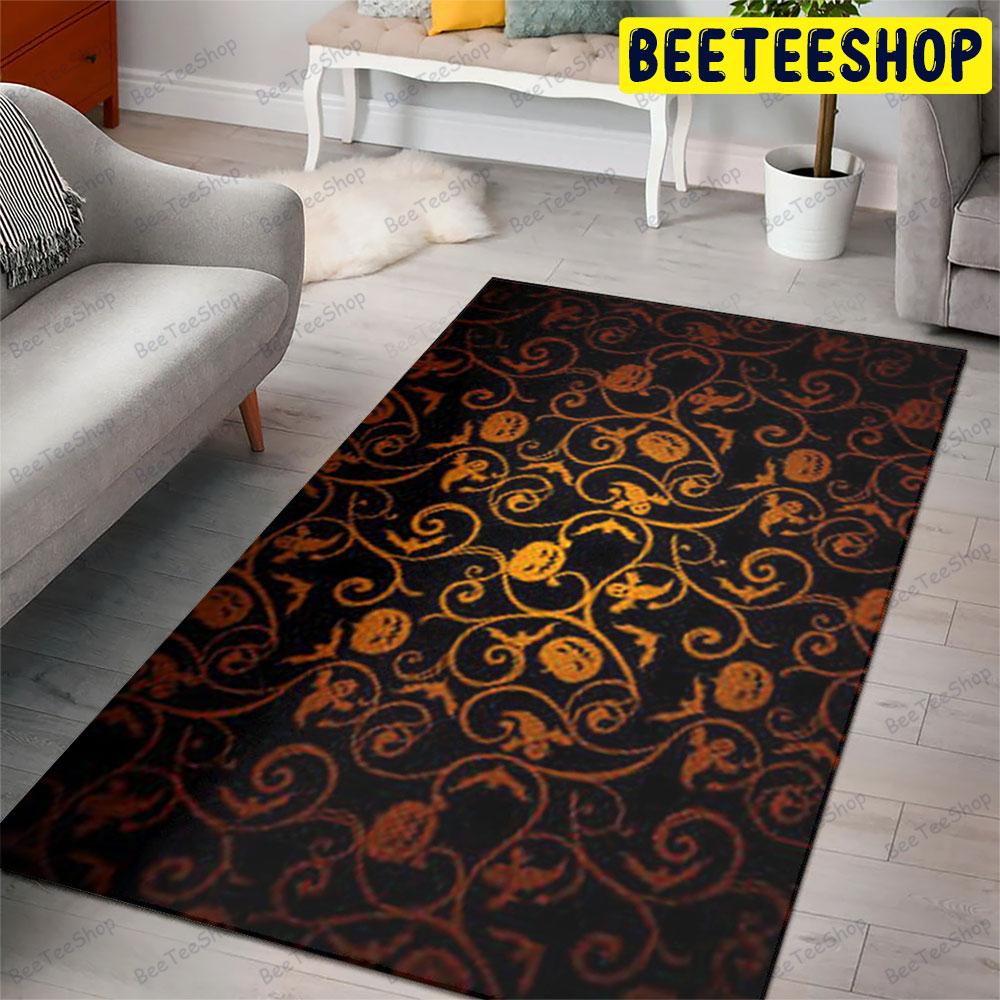 Pumpkins Halloween Pattern 020 Beeteeshop Rug Rectangle