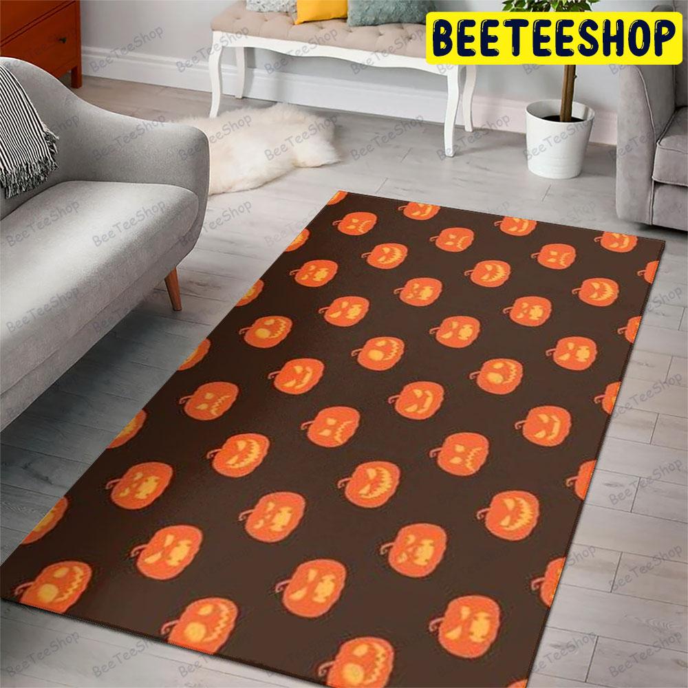 Pumpkins Halloween Pattern 023 Beeteeshop Rug Rectangle