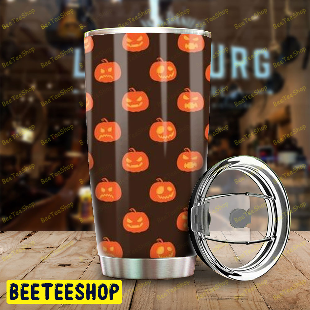 Pumpkins Halloween Pattern 023 Tumbler