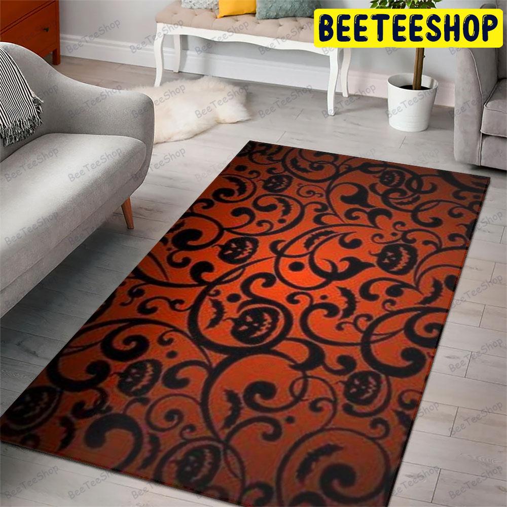 Pumpkins Halloween Pattern 042 Beeteeshop Rug Rectangle