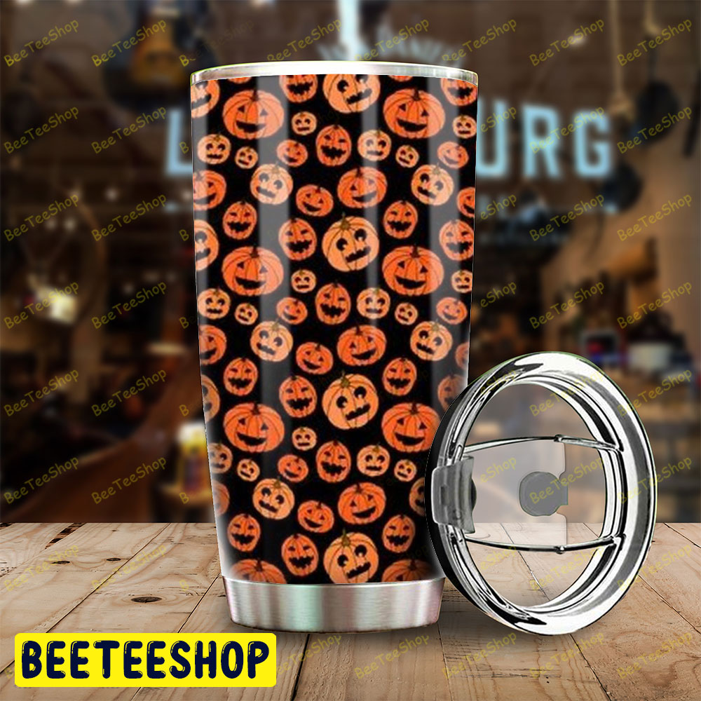 Pumpkins Halloween Pattern 057 Tumbler