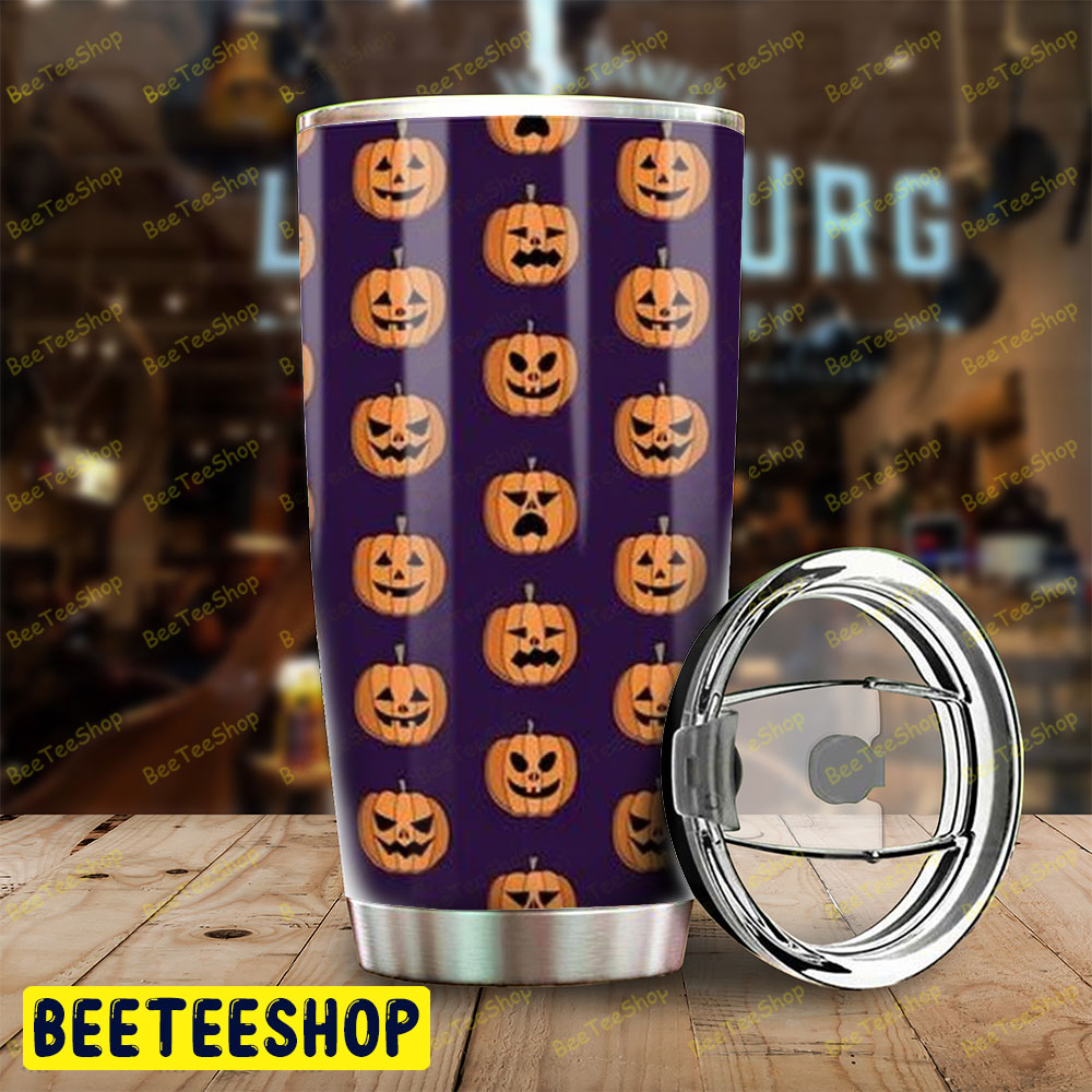 Pumpkins Halloween Pattern 068 Tumbler