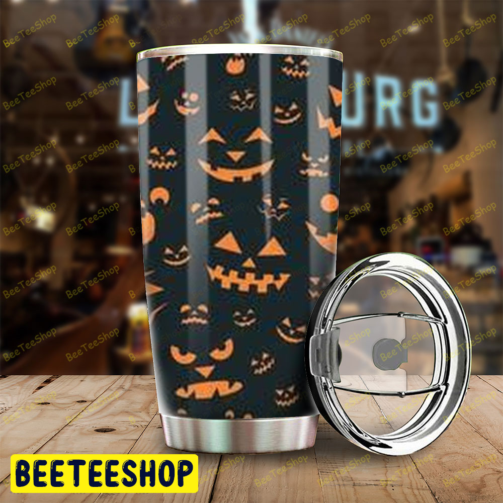 Pumpkins Halloween Pattern 093 Tumbler