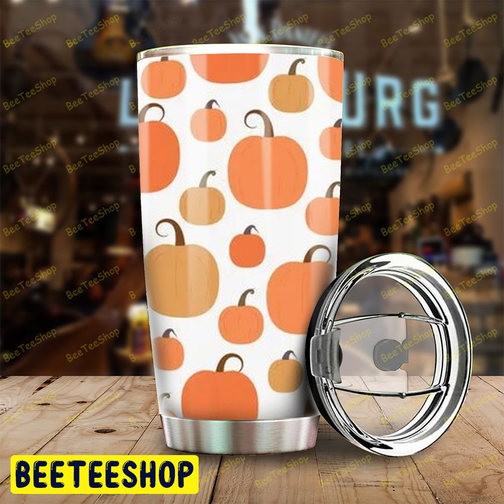 Pumpkins Halloween Pattern 097 Tumbler