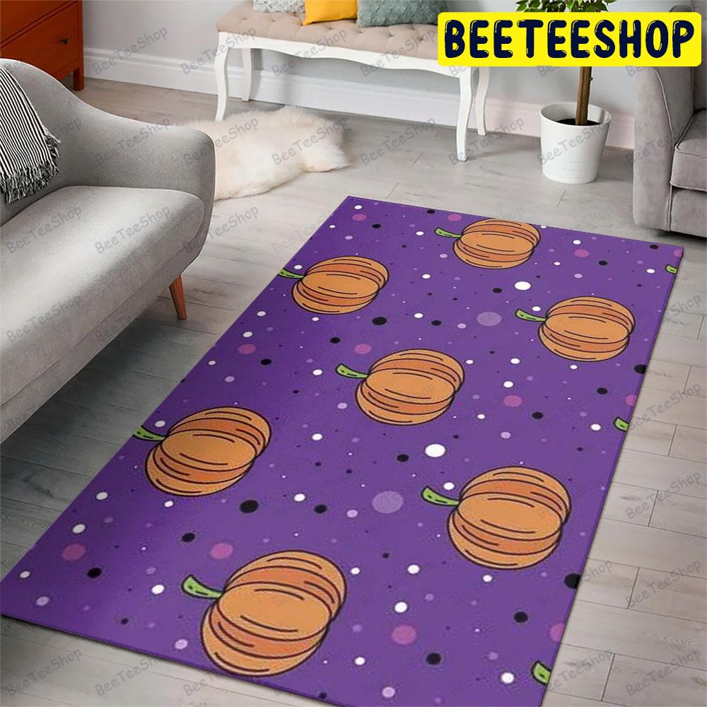 Pumpkins Halloween Pattern 117 Beeteeshop Rug Rectangle