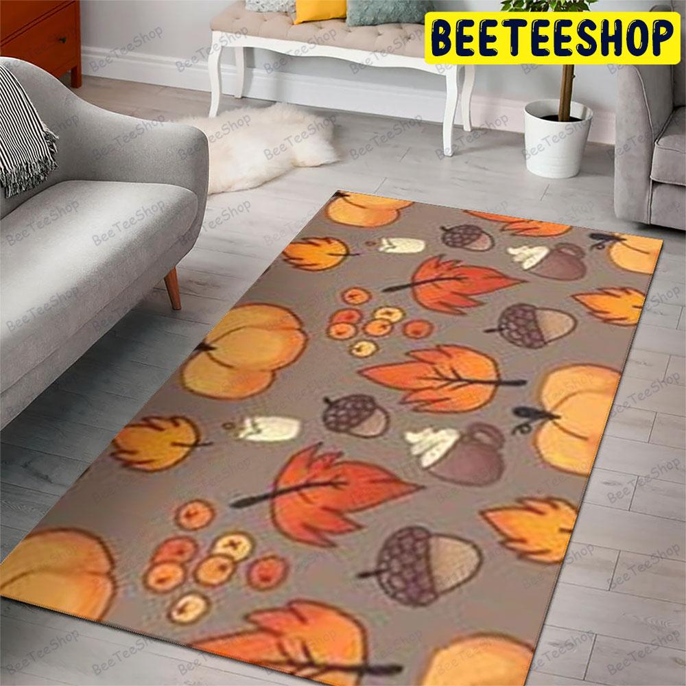 Pumpkins Halloween Pattern 119 Beeteeshop Rug Rectangle