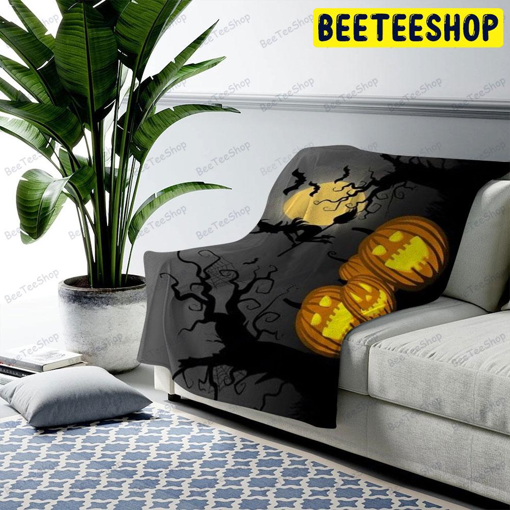 Pumpkins Halloween Pattern 131 Beeteeshop US Cozy Blanket