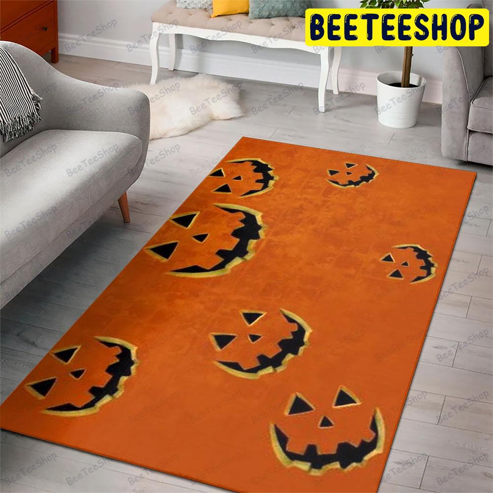 Pumpkins Halloween Pattern 148 Beeteeshop Rug Rectangle