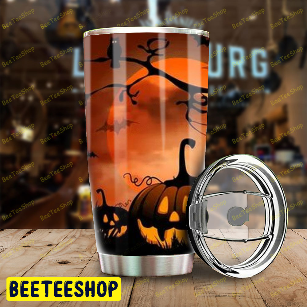 Pumpkins Halloween Pattern 159 Tumbler