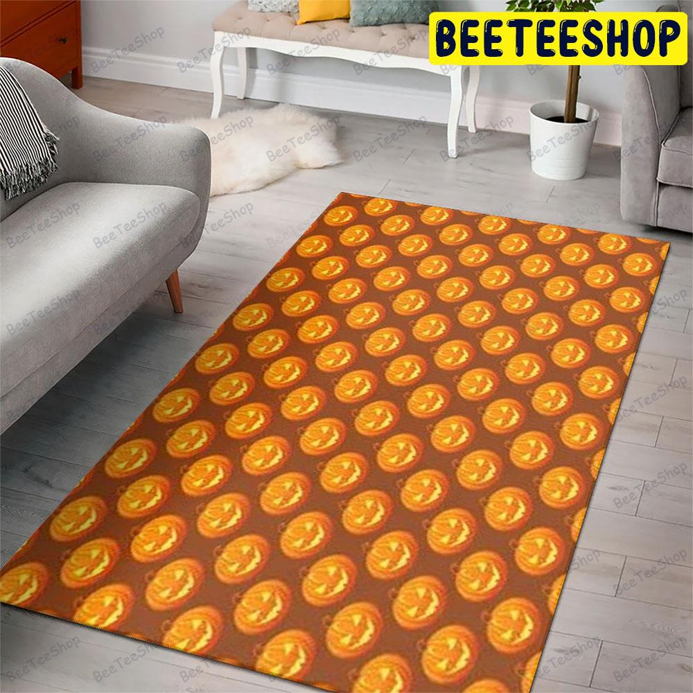 Pumpkins Halloween Pattern 163 Beeteeshop Rug Rectangle