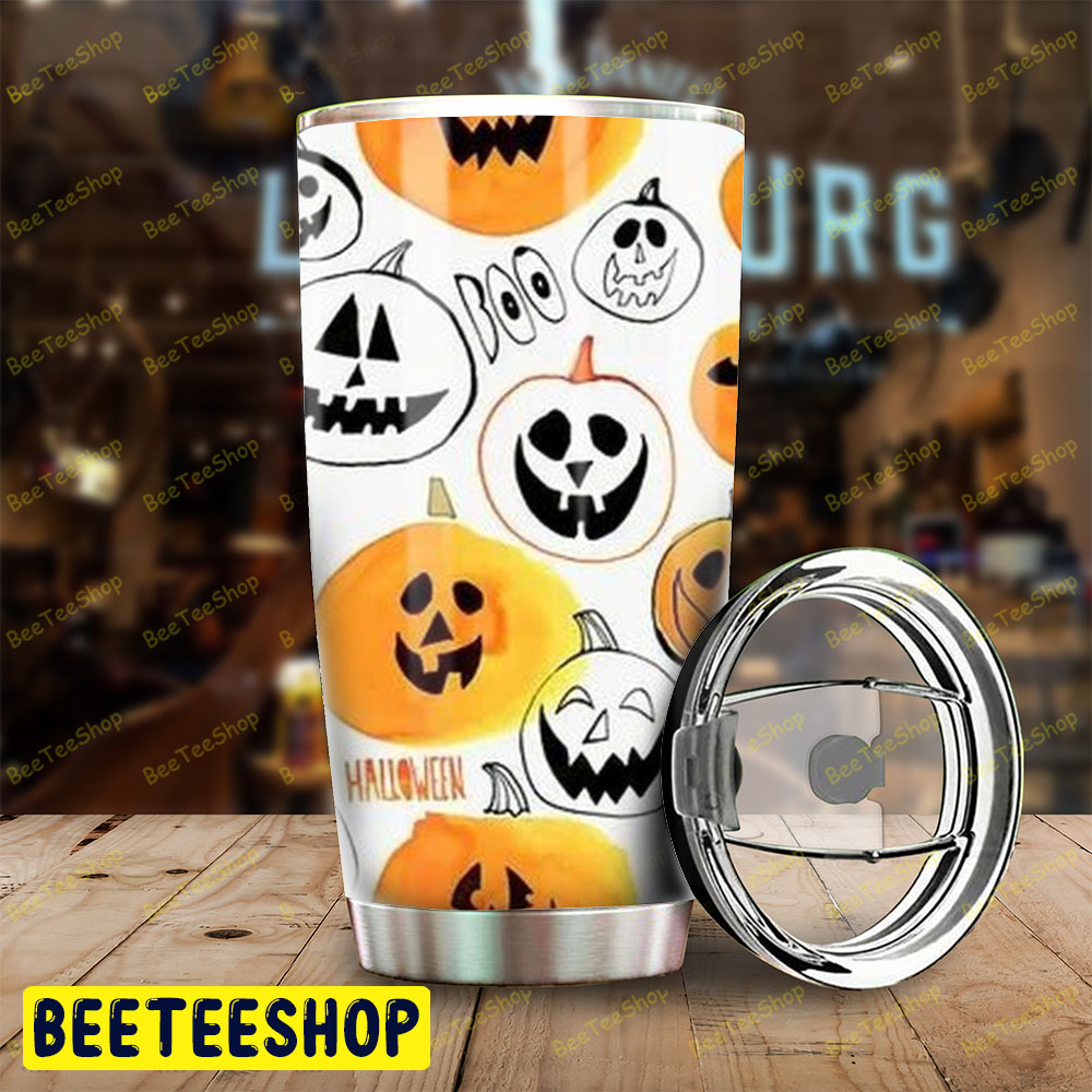 Pumpkins Halloween Pattern 204 Tumbler