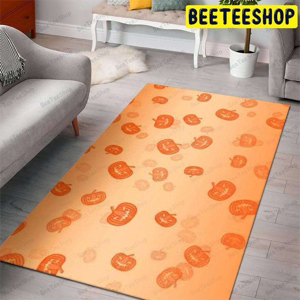 Pumpkins Halloween Pattern 216 Beeteeshop Rug Rectangle