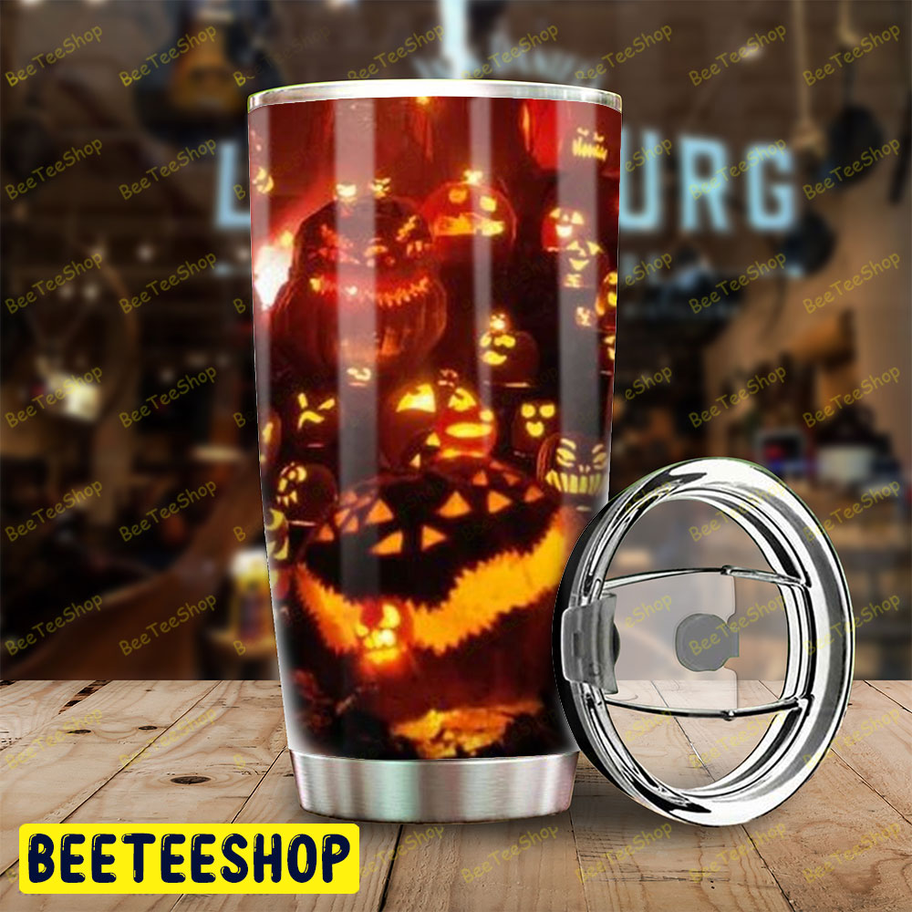 Pumpkins Halloween Pattern 408 Tumbler