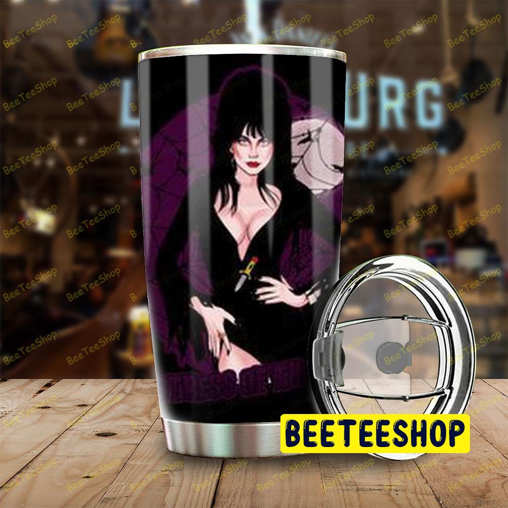 Purple Design Elvira Mistress Of The Dark Halloween Beeteeshop Tumbler