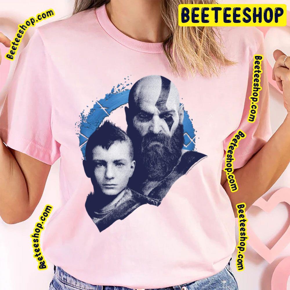 Ragnarok Tonal Kratos And Atreus Faces God Of War Ragnarok Beeteeshop Trending Unisex T-Shirt